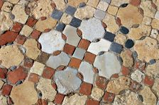 Mosaic pavement, Basilica of Ayios Philion, Dipkarpaz (Rizokarpaso), North Cyprus