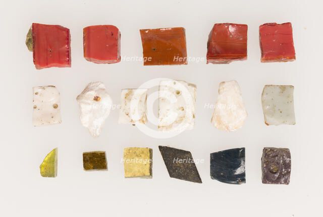 Mosaic Tesserae, Byzantine, 6th-15th century. Creator: Unknown.