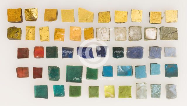 Mosaic Tesserae, Byzantine, 6th-15th century. Creator: Unknown.