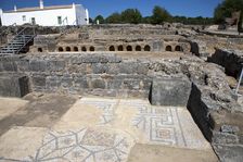 Mosaics in the public baths of Milreu, Portugal, 2009. Artist: Samuel Magal