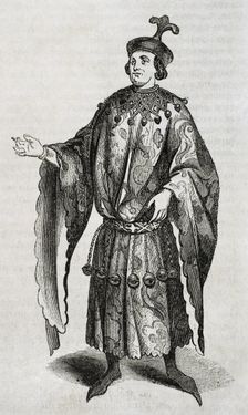Mosén Borra, real name Antoni Tallander, (born in Barcelona in 1358), 1852. Creator: Unknown