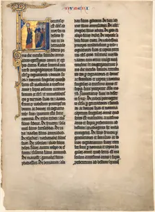 Moses Counting the Children of Israel, c. 1270. Creator: Unknown