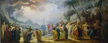 Moses Choosing the seventy Elders, 1736-1737. Creator: Jacob de Wit
