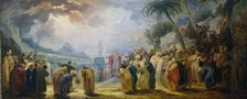 Moses Choosing the seventy Elders, 1736-1737. Creator: Jacob de Wit