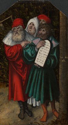 Moses and Aaron with two Prophets, 1532
