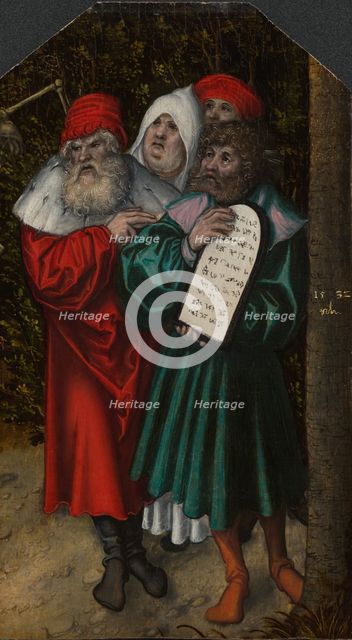 Moses and Aaron with two Prophets, 1532.