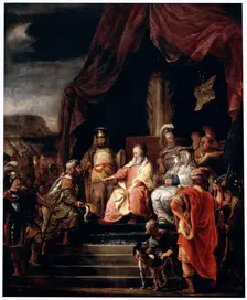 Moses and Jethro c1655-c1656. Artist: Ferdinand Bol