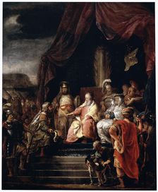 Moses and Jethro c1655-c1656. Artist: Ferdinand Bol