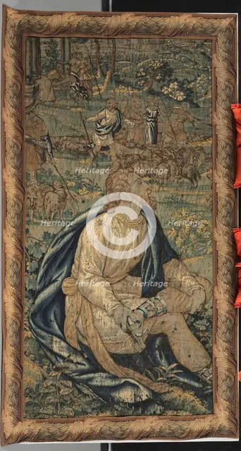 Moses and Jethro's Daughter, 17th century. Creator: Unknown.