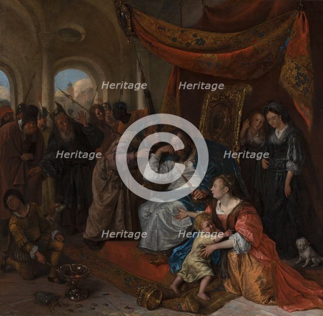 Moses and Pharaoh's Crown, c1650-1679. Creator: Jan Steen.