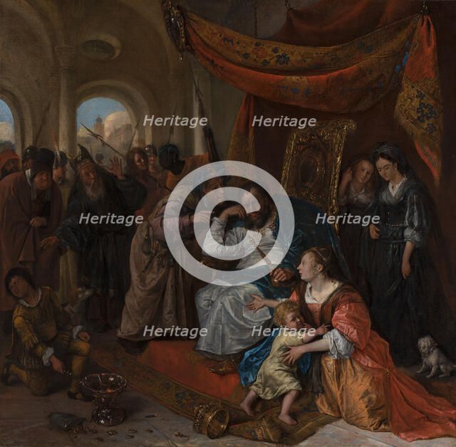 Moses and Pharaoh's Crown, c1650-1679. Creator: Jan Steen.