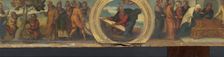 Moses and the Tablets of the Law, the Curse of the Withered Fig Tree, and the Widow's Mite, 1525-153 Creator: Ludovico Mazzolino