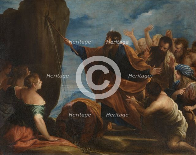 Moses and the Water from the Rock, 1668. Creator: Juan Antonio de Frias y Escalante.