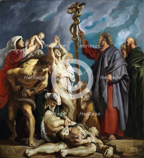Moses and the Brazen Serpent, 1609-1610. Creator: Rubens, Pieter Paul (1577-1640).