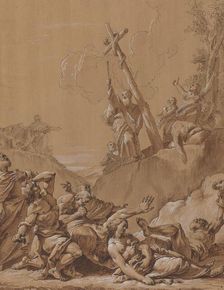 Moses and the Brazen Serpent, 18th century. Creator: Francesco Fontebasso