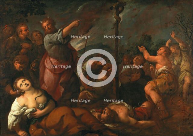 Moses and the Brazen Serpent. Creator: Nuvolone, Giuseppe (1619-1703).