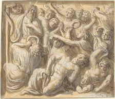Moses and the Brazen Serpent. Creator: Luigi Ademollo