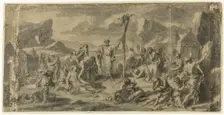 Moses and the Brazen Serpent, n.d. Creator: Francois Verdier
