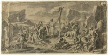 Moses and the Brazen Serpent, n.d. Creator: Francois Verdier