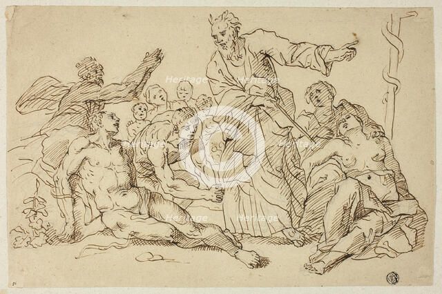 Moses and the Brazen Serpent, n.d. Creator: Unknown.