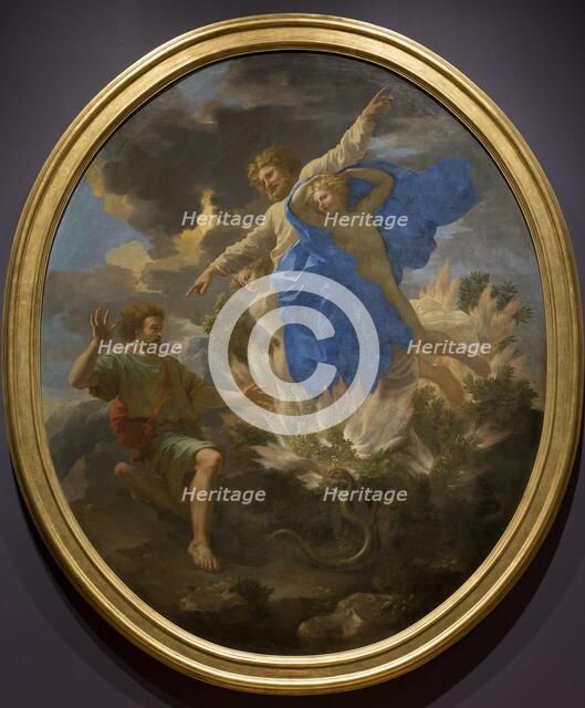 Moses and the Burning Bush, 1641. Creator: Nicolas Poussin.