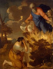Moses and the Burning Bush, 1643. Creator: Sébastien Bourdon