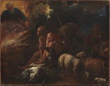 Moses and the Burning Bush, 1645-1691. Creator: Livio Mehus