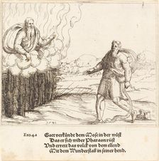 Moses and the Serpent, 1548. Creator: Augustin Hirschvogel
