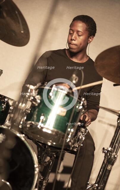 Moses Boyd, 2018. Artist: Alan John Ainsworth.