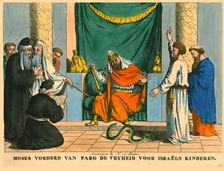 Moses before Pharaoh. Creator: N v d Linden