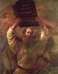 Moses Breaking the Tablets of the Law 1659, (1967). Creator: Rembrandt Harmensz van Rijn