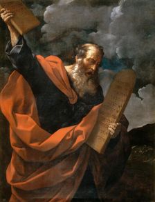 Moses Breaking the Tablets of the Law, ca 1624-1625