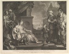 Moses Brought to Pharaoh's Daughter, February 5, 1752. Creator: William Hogarth