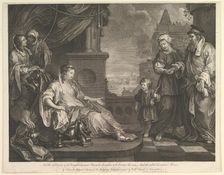 Moses Brought to Pharaoh's Daughter, February 5, 1752. Creator: William Hogarth