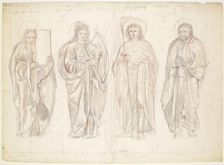 Moses, David, St John the Baptist and St Paul, 1866. Creator: Sir Edward Coley Burne-Jones