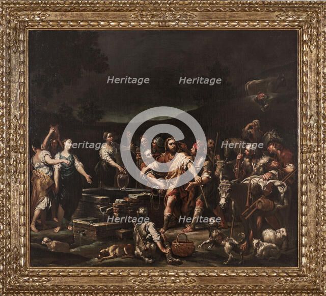 Moses defending the Daughters of Jethro, .