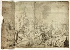 Moses Drawing Water from the Rock, n.d. Creator: Unknown