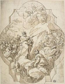 Moses Drawing Water from the Rock, c. 1688. Creator: Guglielmo Borremans