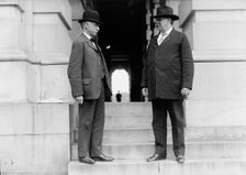 Moses Edwin Clapp, Senator From Minnesota, Right, with James C. Haynes, Mayor of Minneapolis, 1911. Creator: Harris & Ewing