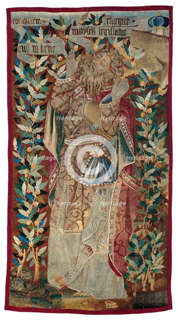 Moses (fragment) from The Transfiguration of Christ, Flanders, 1460/70. Creator: Unknown.