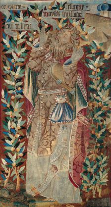 Moses (fragment) from The Transfiguration of Christ, Flanders, 1460/70. Creator: Unknown