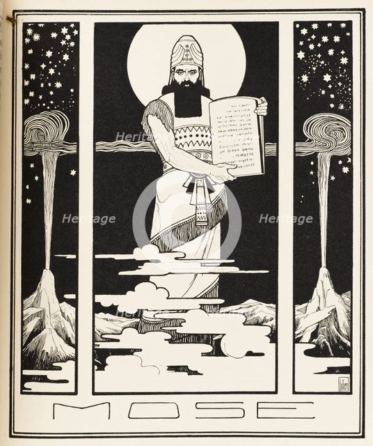 Moses. From The Books of the Bible, 1908.