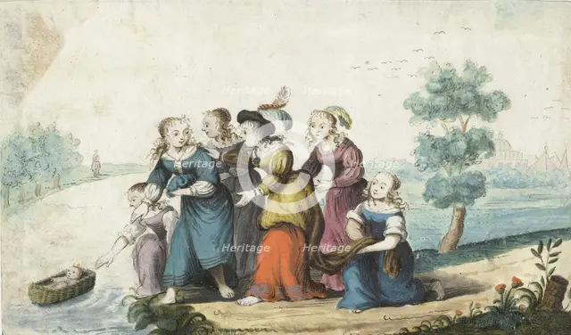Moses is found, 1655. Creator: Gesina ter Borch.