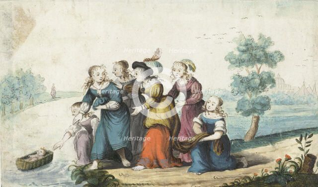 Moses is found, 1655. Creator: Gesina ter Borch.