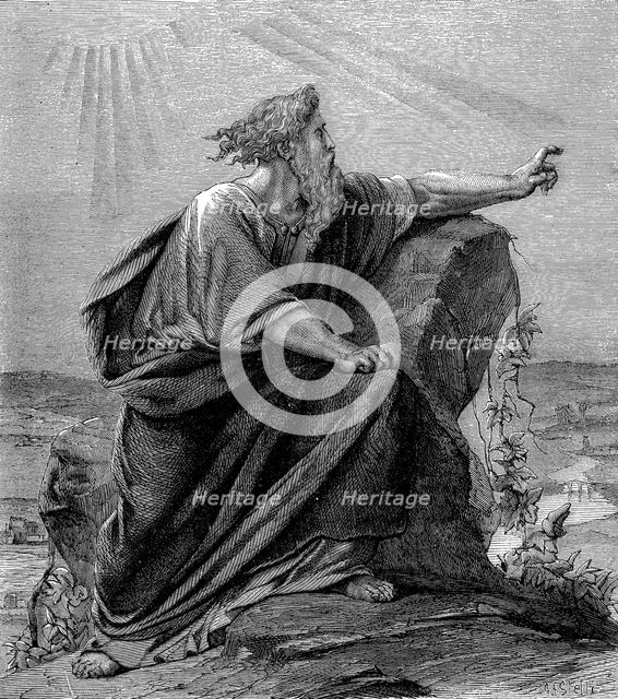 Moses, Old Testament prophet, c1860. Creator: Unknown.