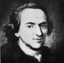Moses Mendelssohn (1729-1786), German philosopher. Creator: Unknown