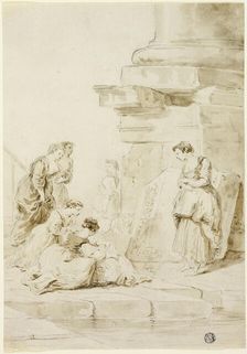 Moses Saved from the Waters, n.d. Creator: Hubert Robert