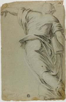 Moses Striding to the Left, Pointing with Left Hand, n.d. Creator: Unknown