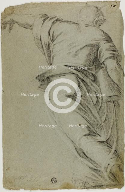 Moses Striding to the Left, Pointing with Left Hand, n.d. Creator: Unknown.