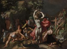 Moses Striking the Rock, 1596. Creator: Abraham Bloemaert